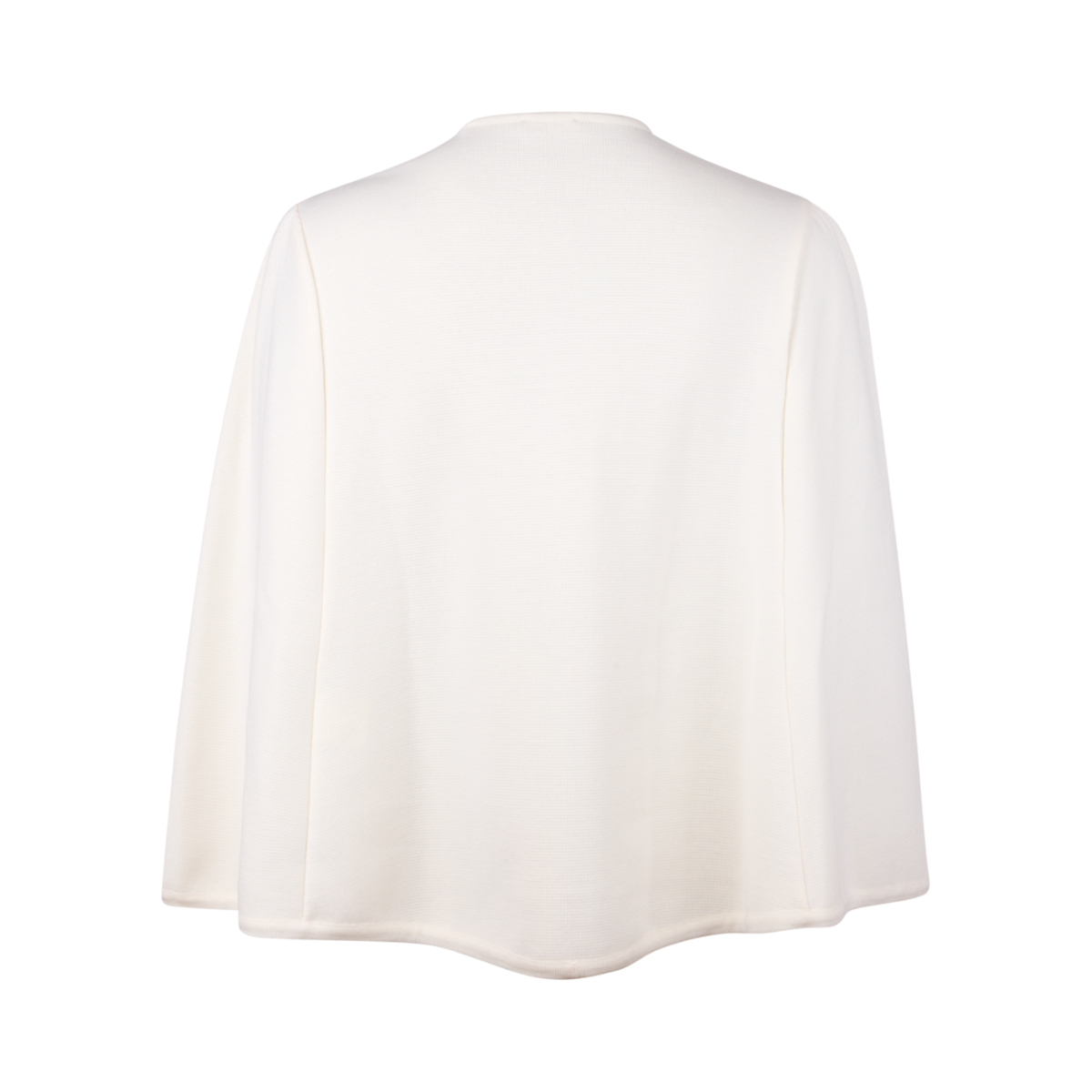 Lo Knit Poncho - White