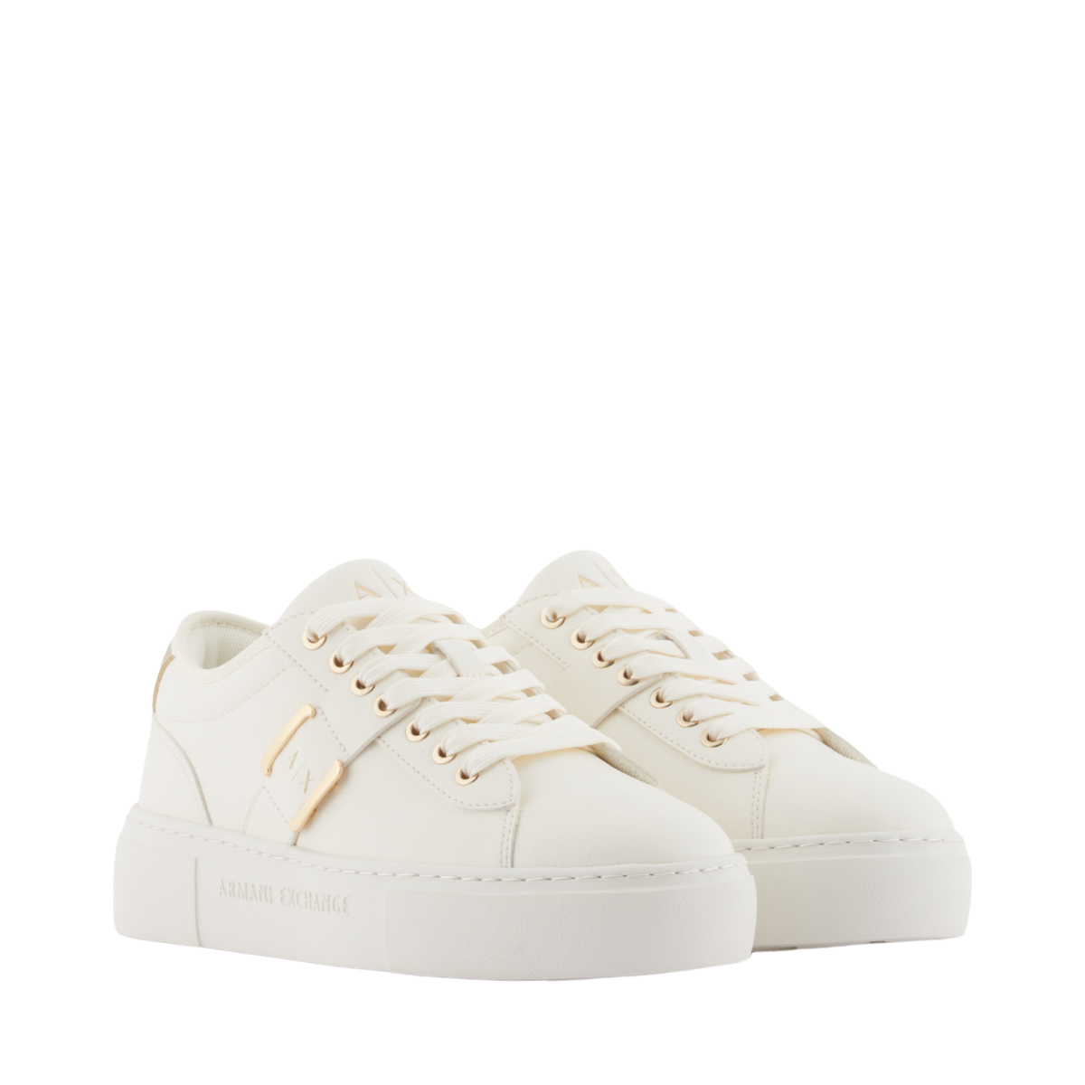 Sneaker - Off White/Pale Gold