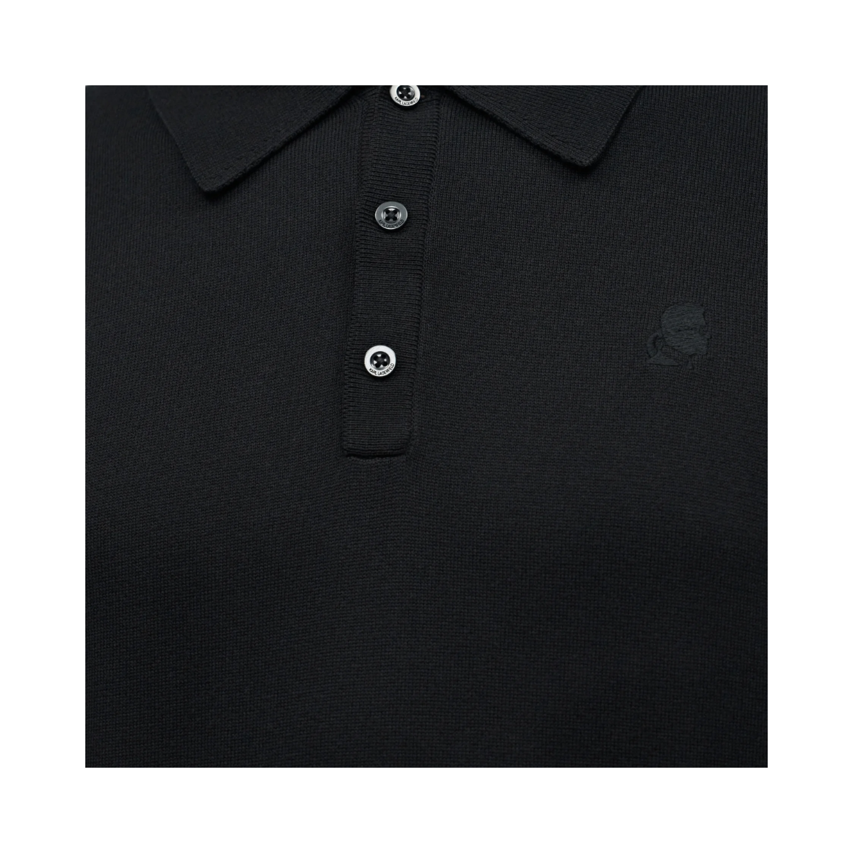 Polo Press Button - Black