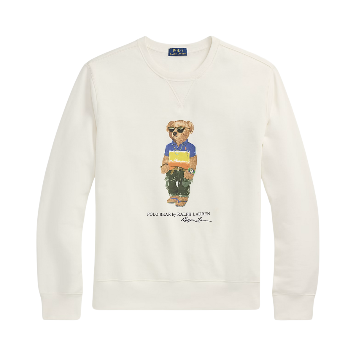 Long Sleeve Sweatshirt - Nevis Beach Shop Bear
