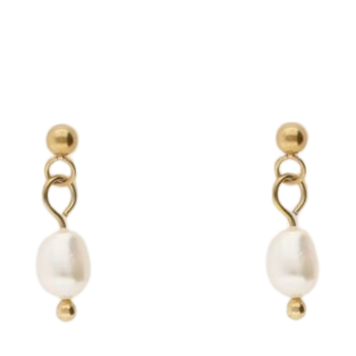 Studs freshwater pearl - Gold