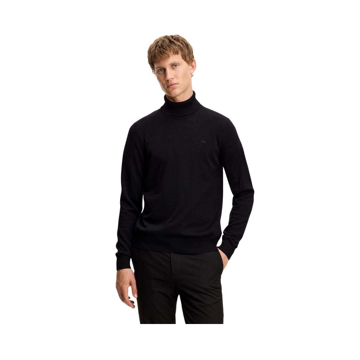 Kaden Merino Turtle Neck - Black