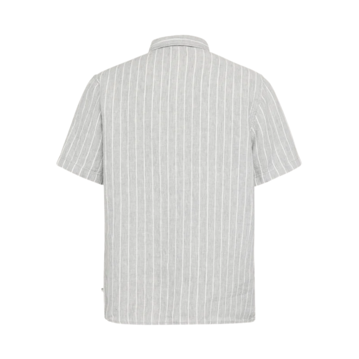 Linen Striped Shirt - Grey Stripe