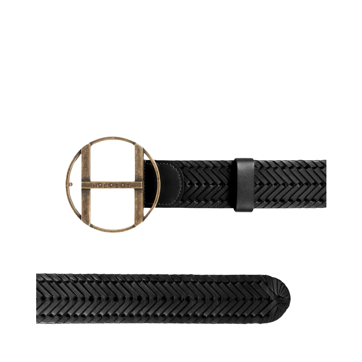Voyage Braided Belt - Jet Black