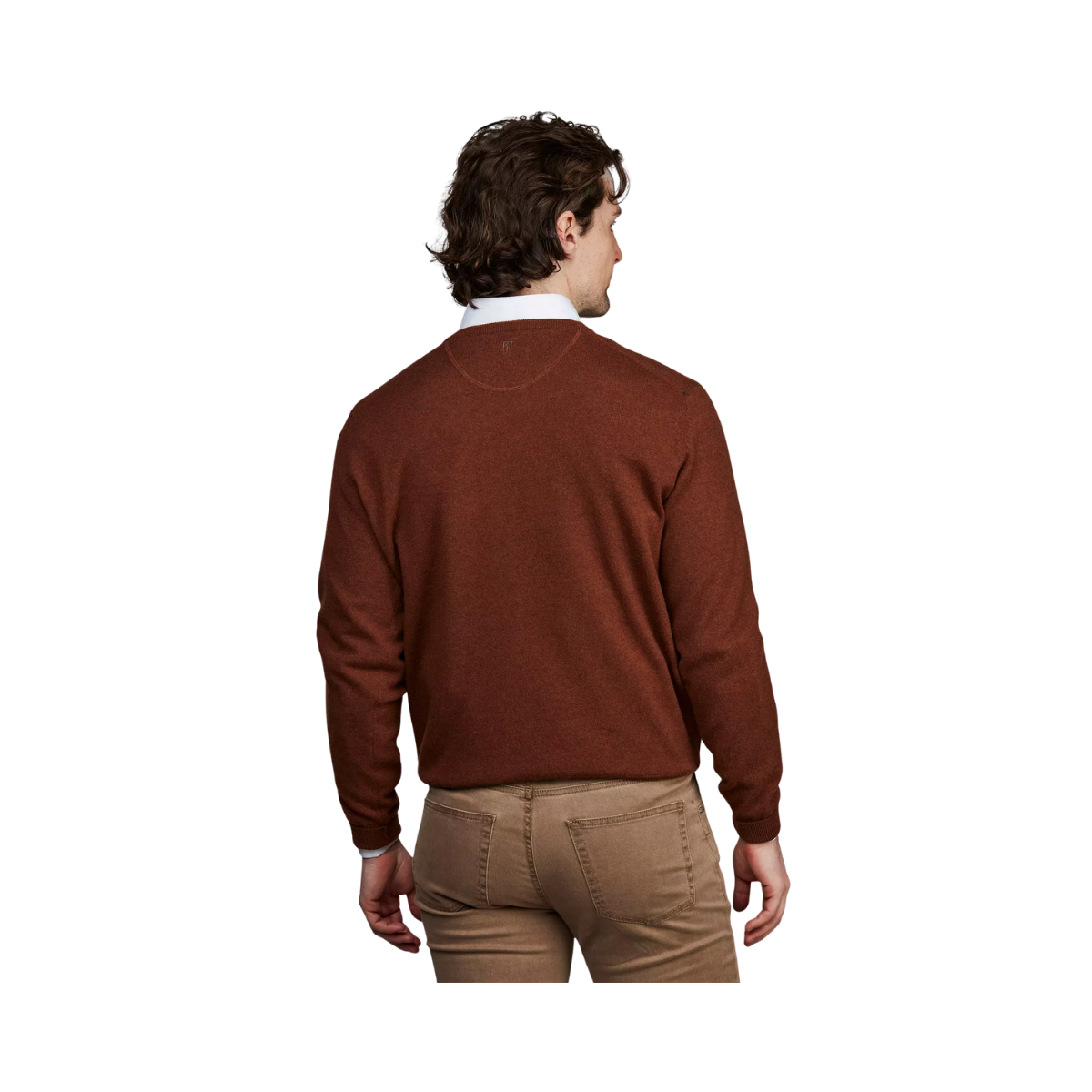 Geelong Knitted Sweater - Brown