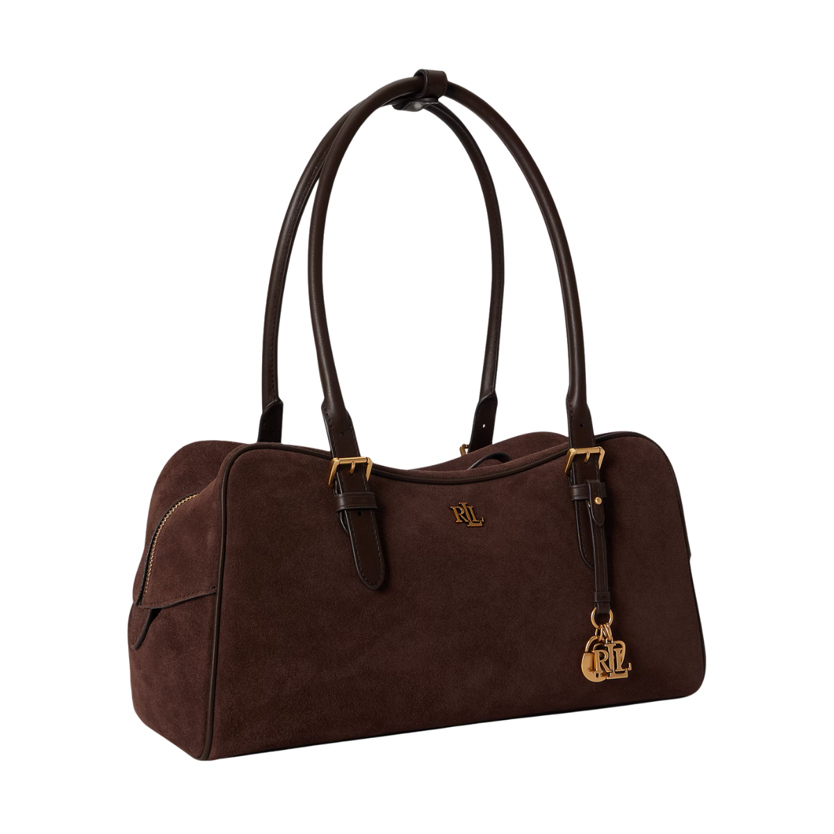 Marcy ZP Suede Satchel Large - Chestnut Brown/Chestnut Brown