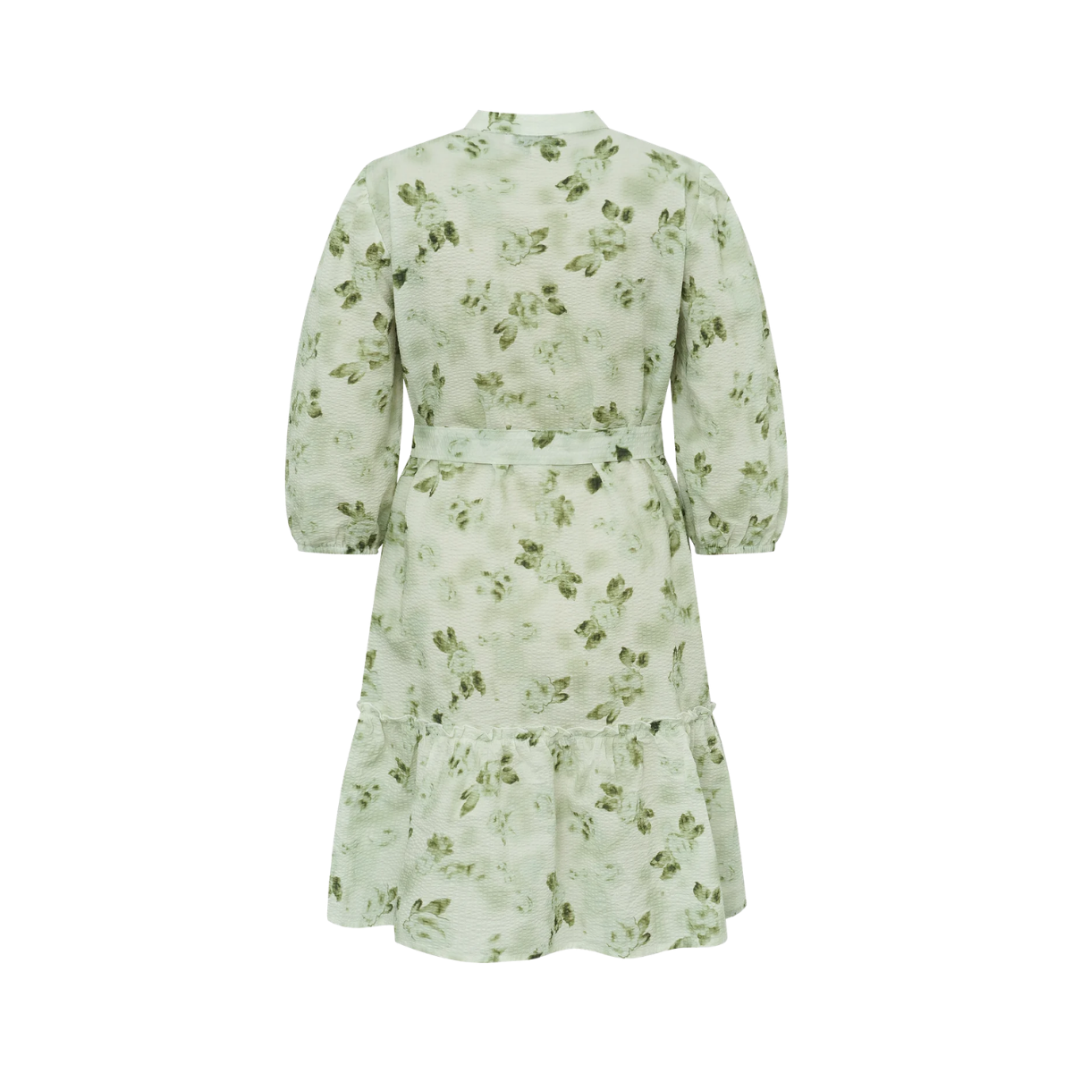 Kate Dress - Forest Green/White