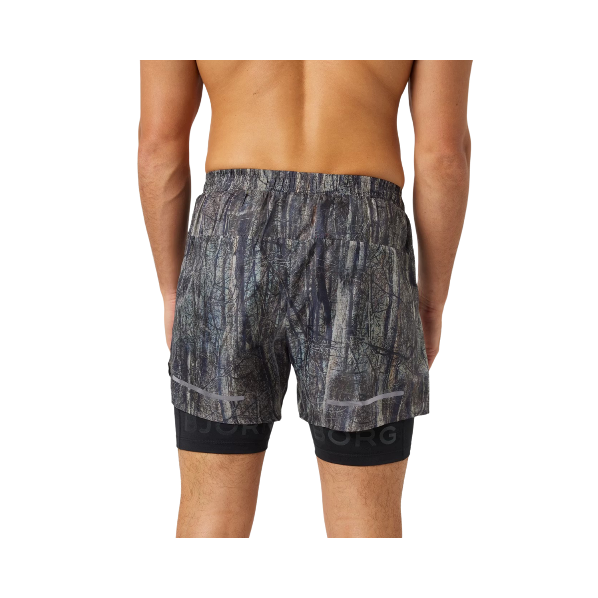 Borg Performance Shorts 2 In 1 - Forest 1