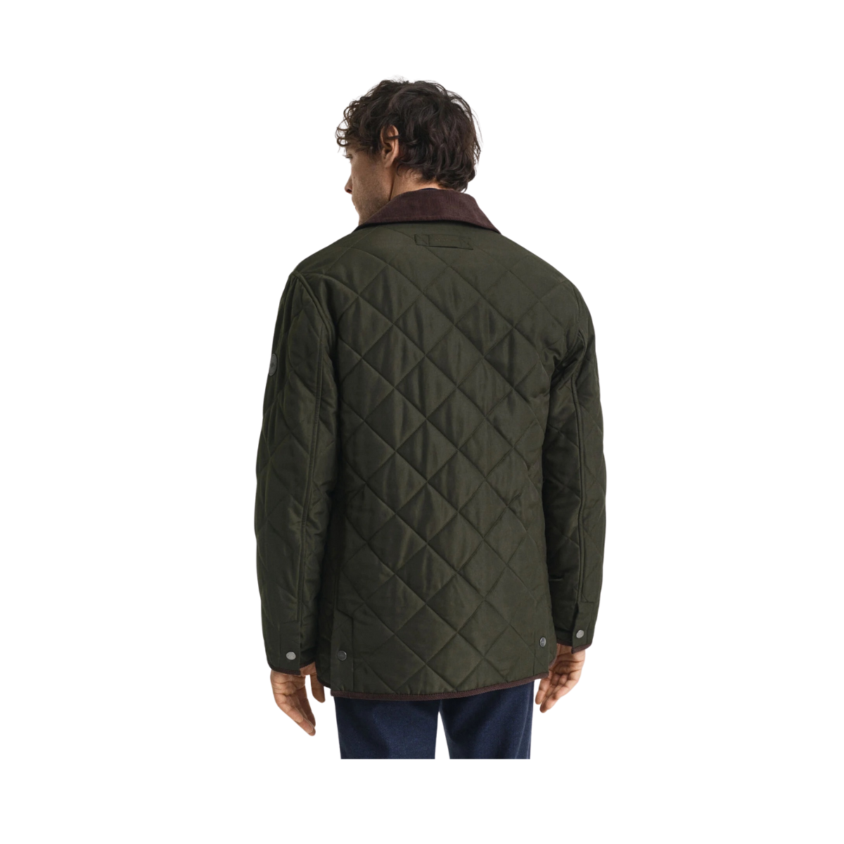 Quilted Fleece Jacket - 368 Dark Moss Green