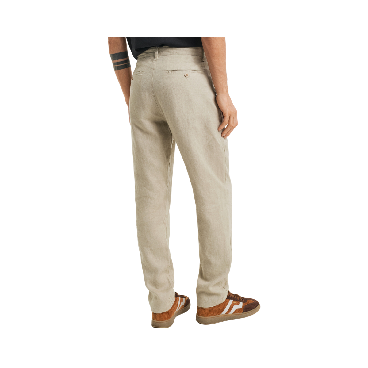Relaxed Linen DS Pants - Dry Sand