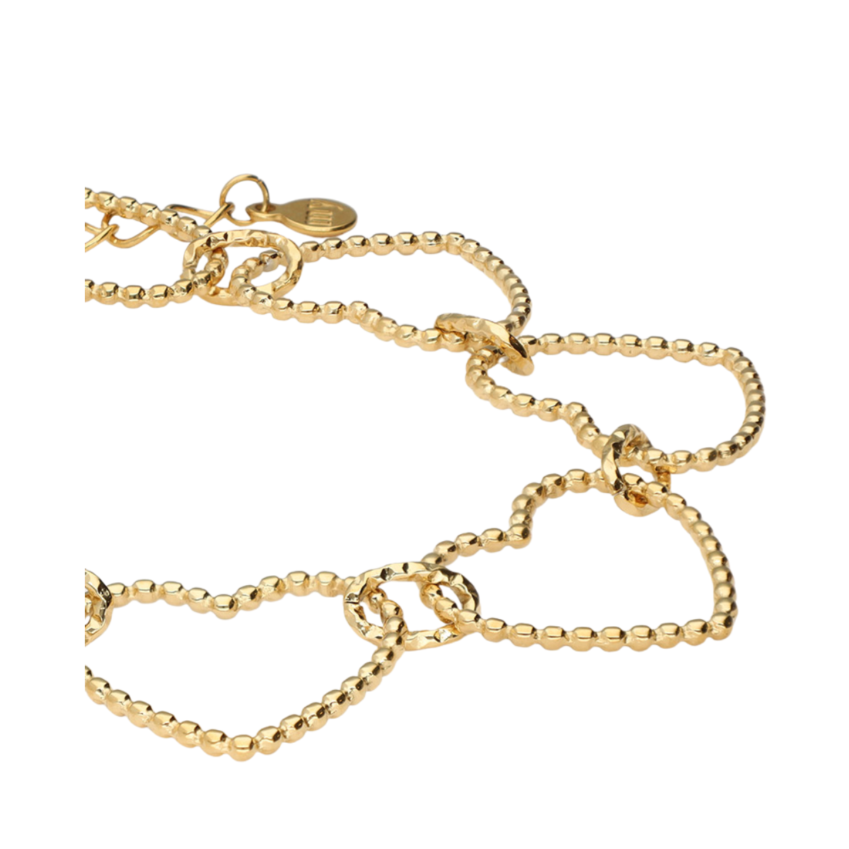 Bracelet chain hearts - Gold