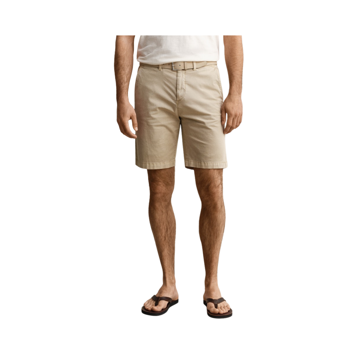 Sunfaded Chino Shorts - Oat Beige