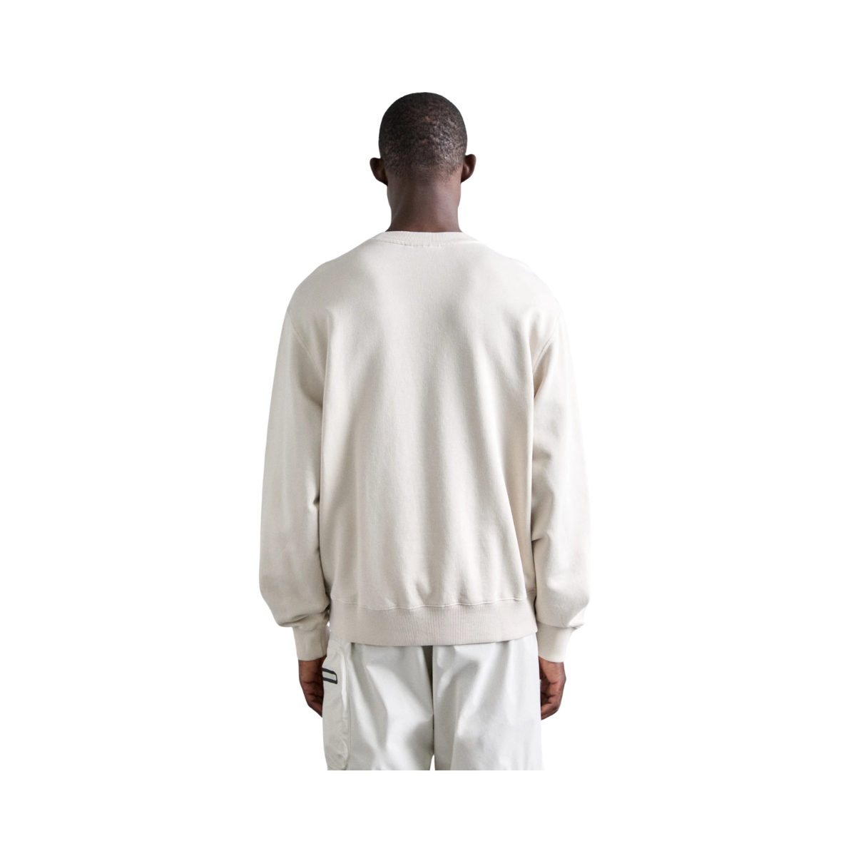 Callan Logo Crew Neck - Moonbeam U029