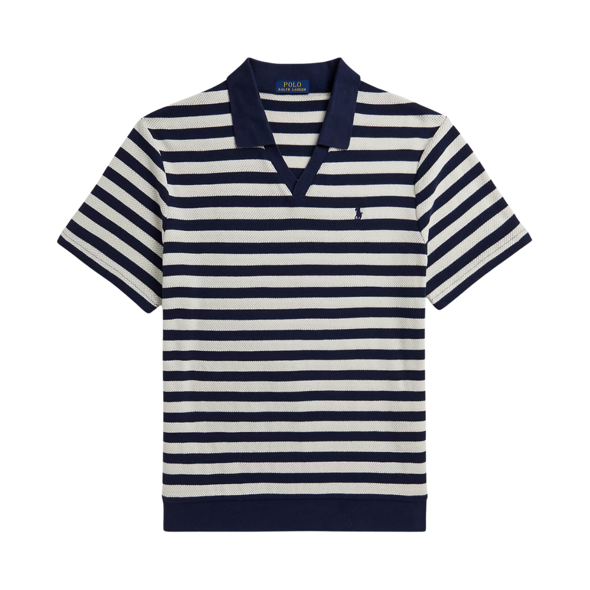 Knit Polo - Newport Navy/Pale Cream