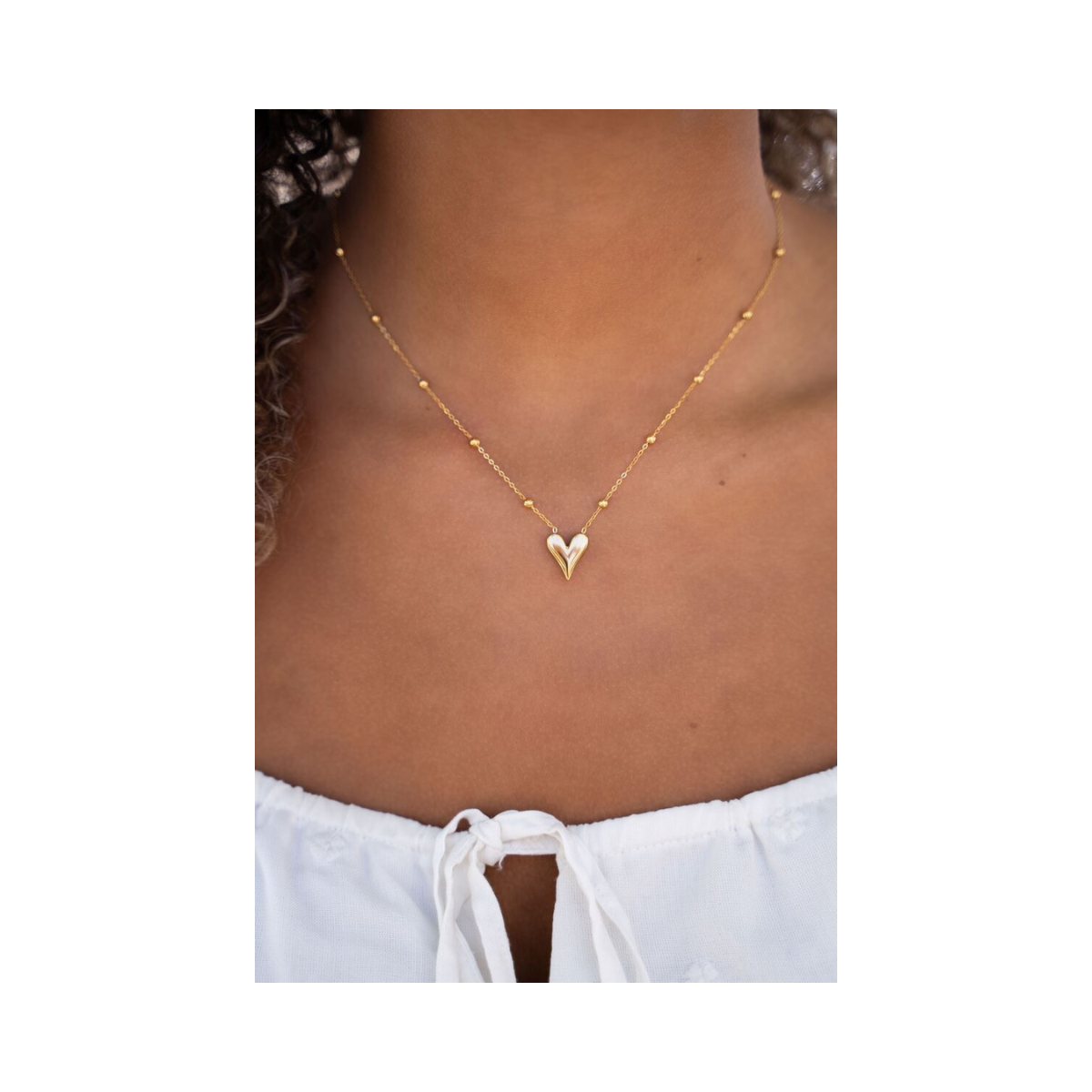 Necklace Heart - 1200 Gold