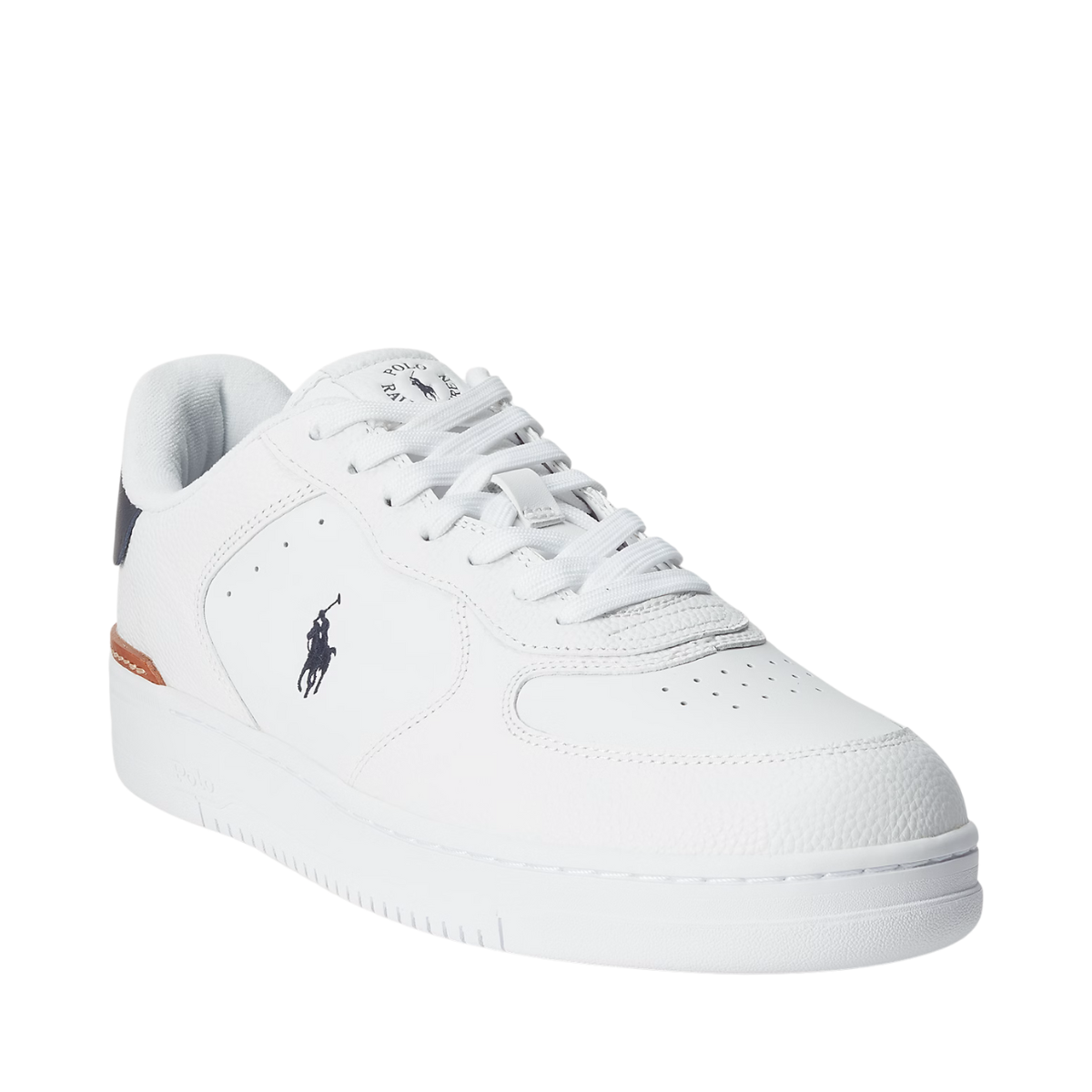 Masters Court Leather Trainer - 004 White