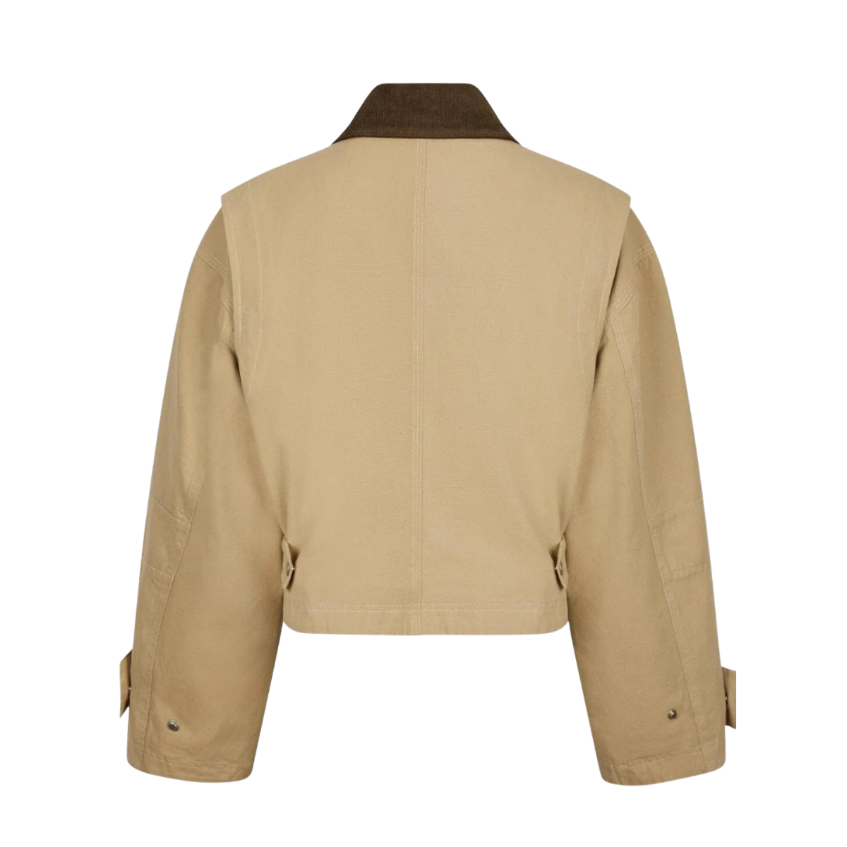Rivera Canvas Boxy Jacket - Beige