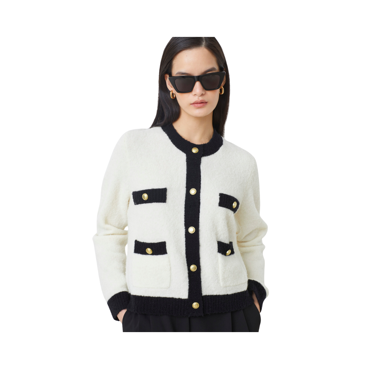 Gilet Gabili - 01 Blanc Casse