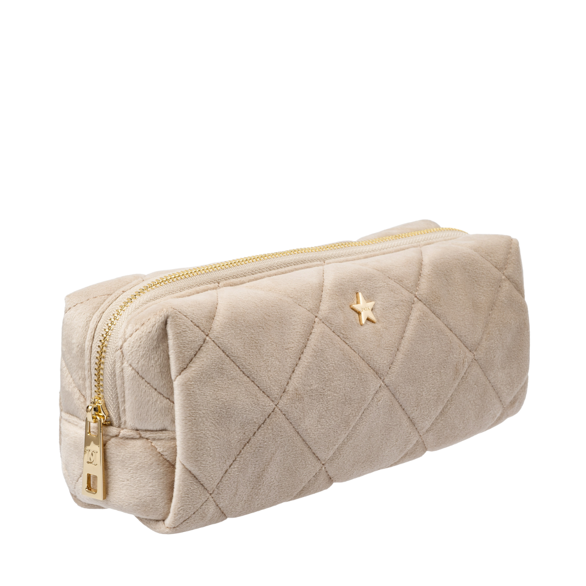 Velvet Quilted Tool Pouch - Dark Sand