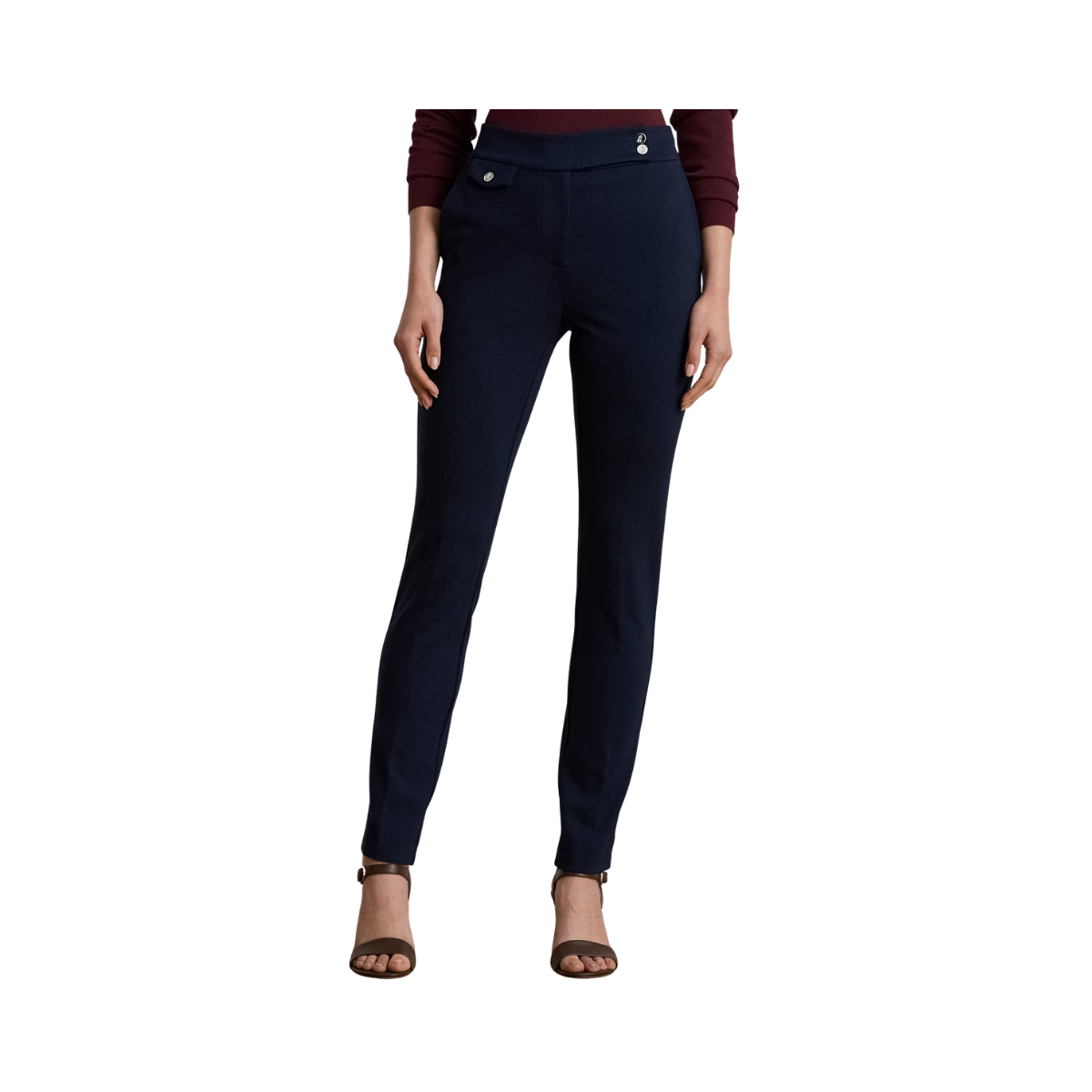 Zinleah Ankle Flat Front - Lauren Navy