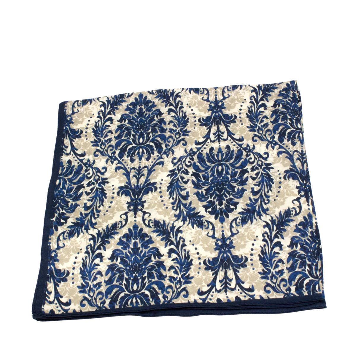 Saclay Silk Scarf 50x50cm - Blue