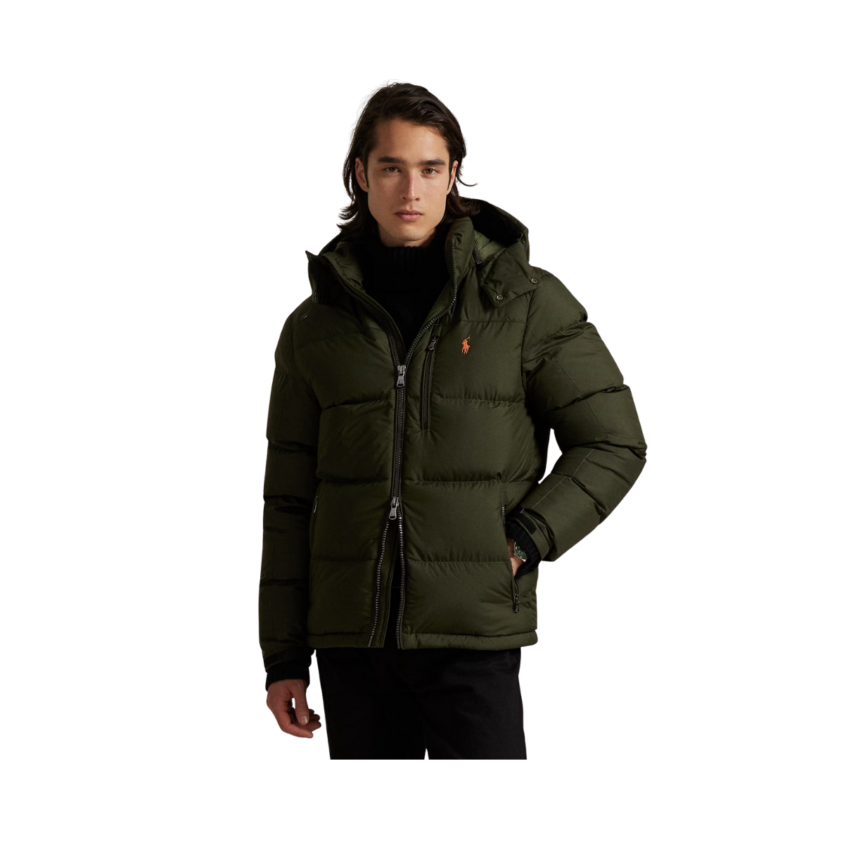 Insulated Bomber Jacket - Company Olive