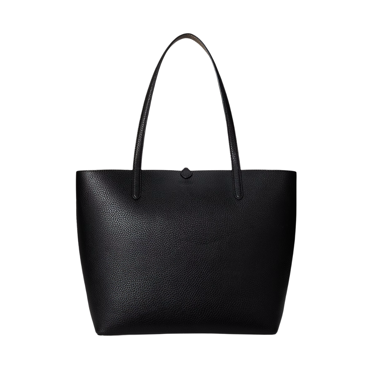 Reversible Medium Tote - Black/Taupe
