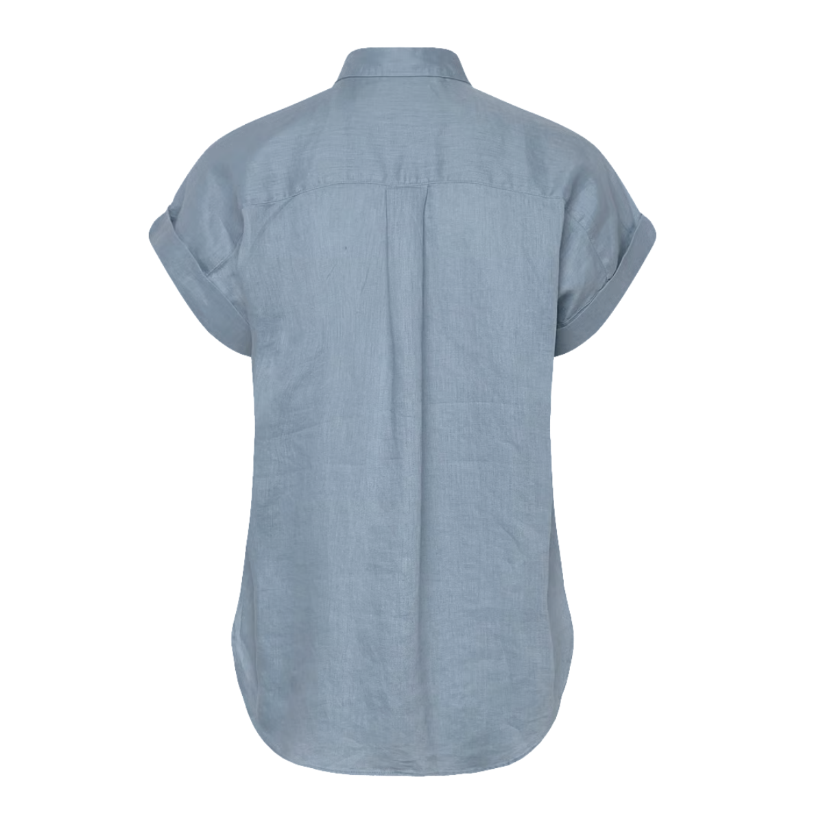 Broono SS Button Front Shirt - Light Blue