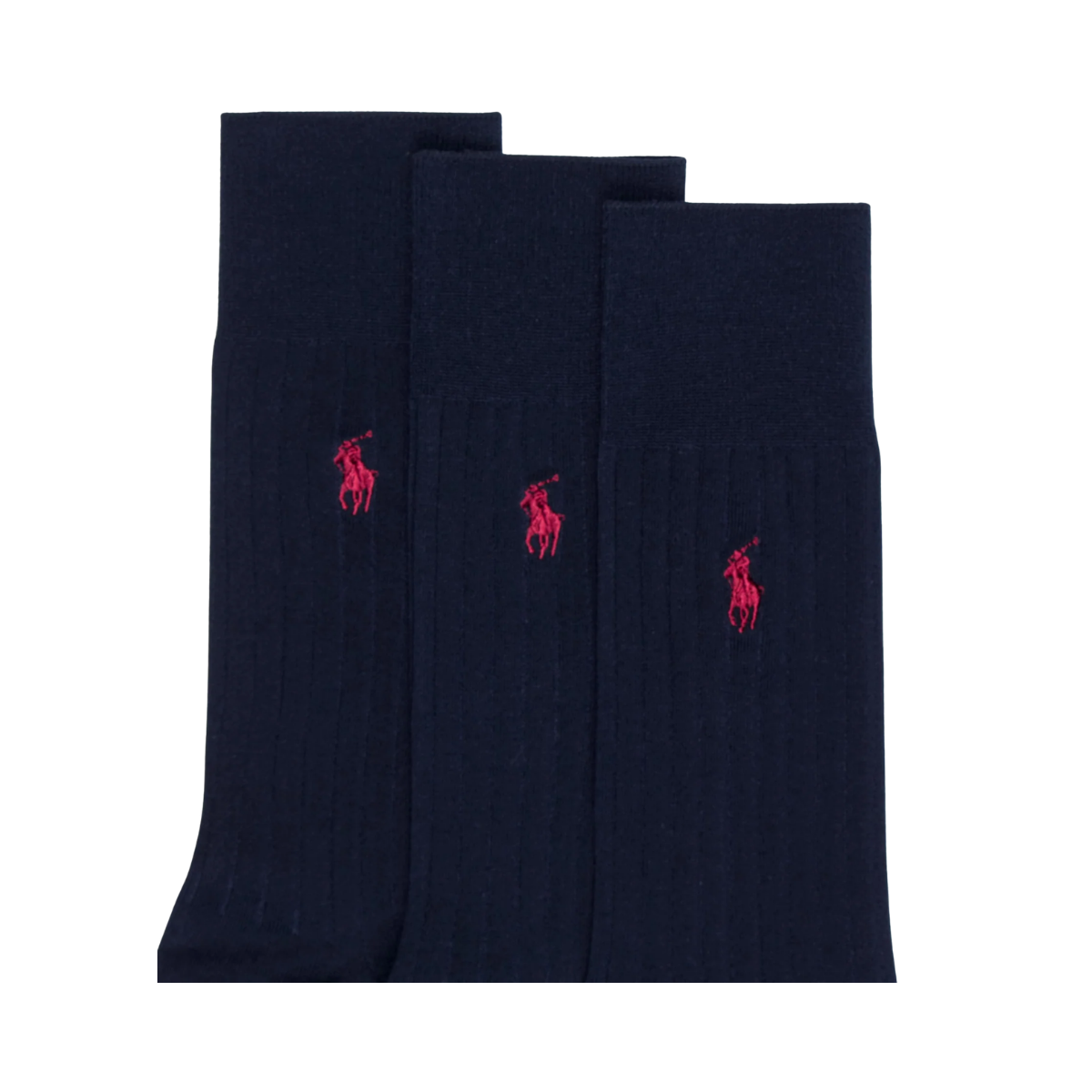 EGYPT RIB-CREW-3 PACK Socks - Navy