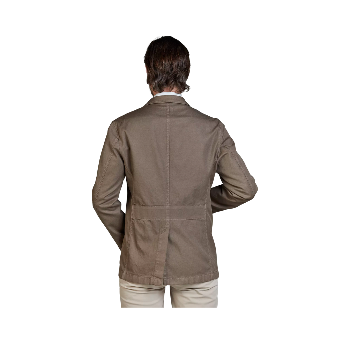 Sorrento Linen Blend Jacket - Rustic Brown