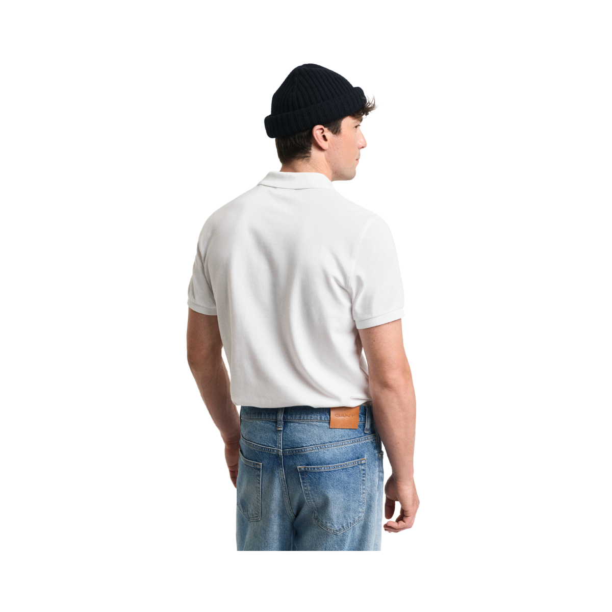 Reg Shield Ss Pique Polo - White
