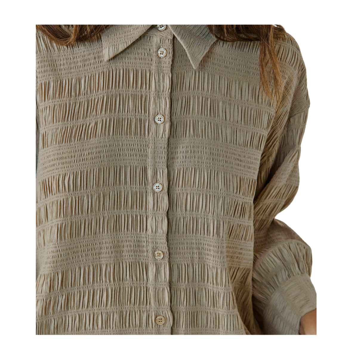 Clarra Shirt - Warm Beige