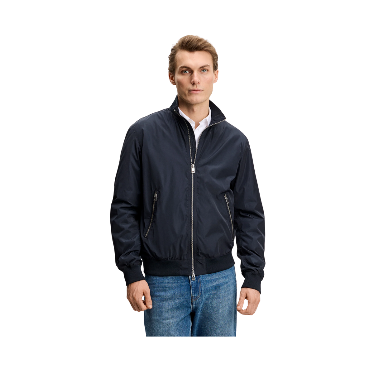 Kevin Poly Jacket - JL Navy