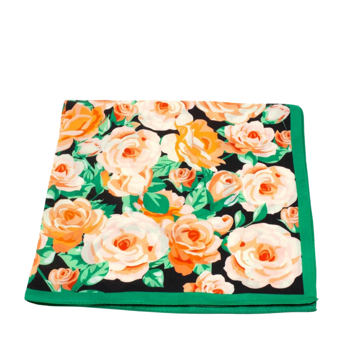 Bercy Silk Scarf 50x50cm - Green