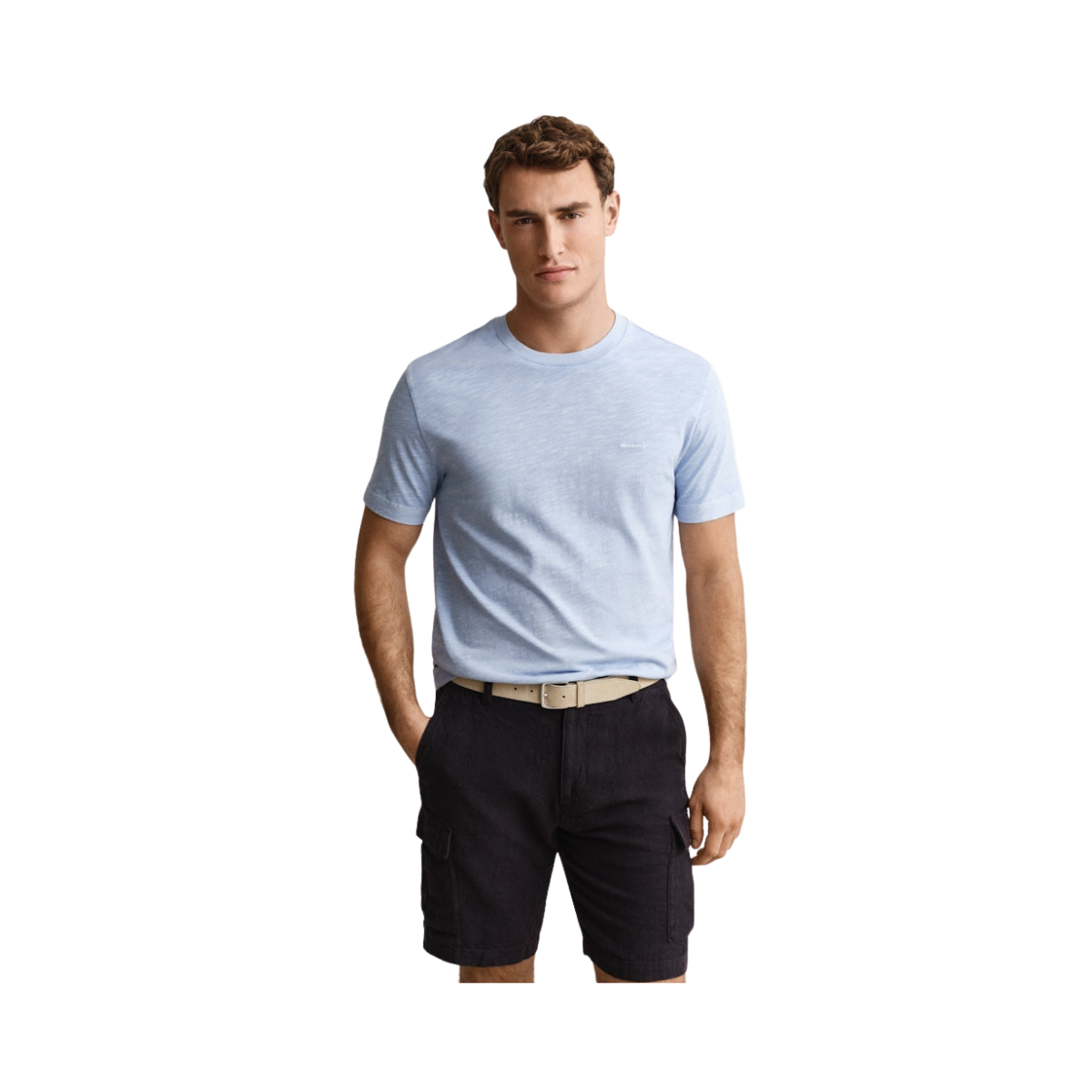 Washed Slub Tshirt - Fresh Blue