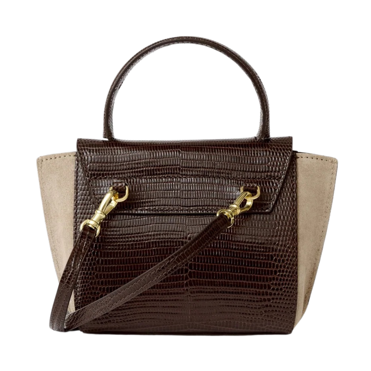 Montalcino Suede Mini Handbag - 1083 Avena