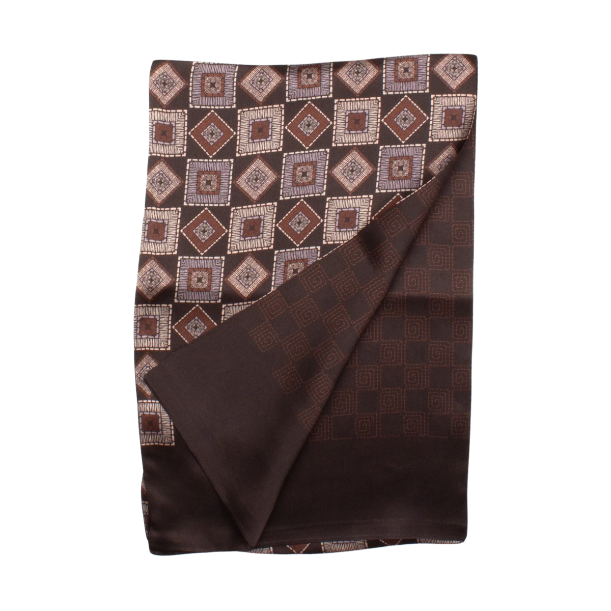 Rindby Silk Scarf - Brown