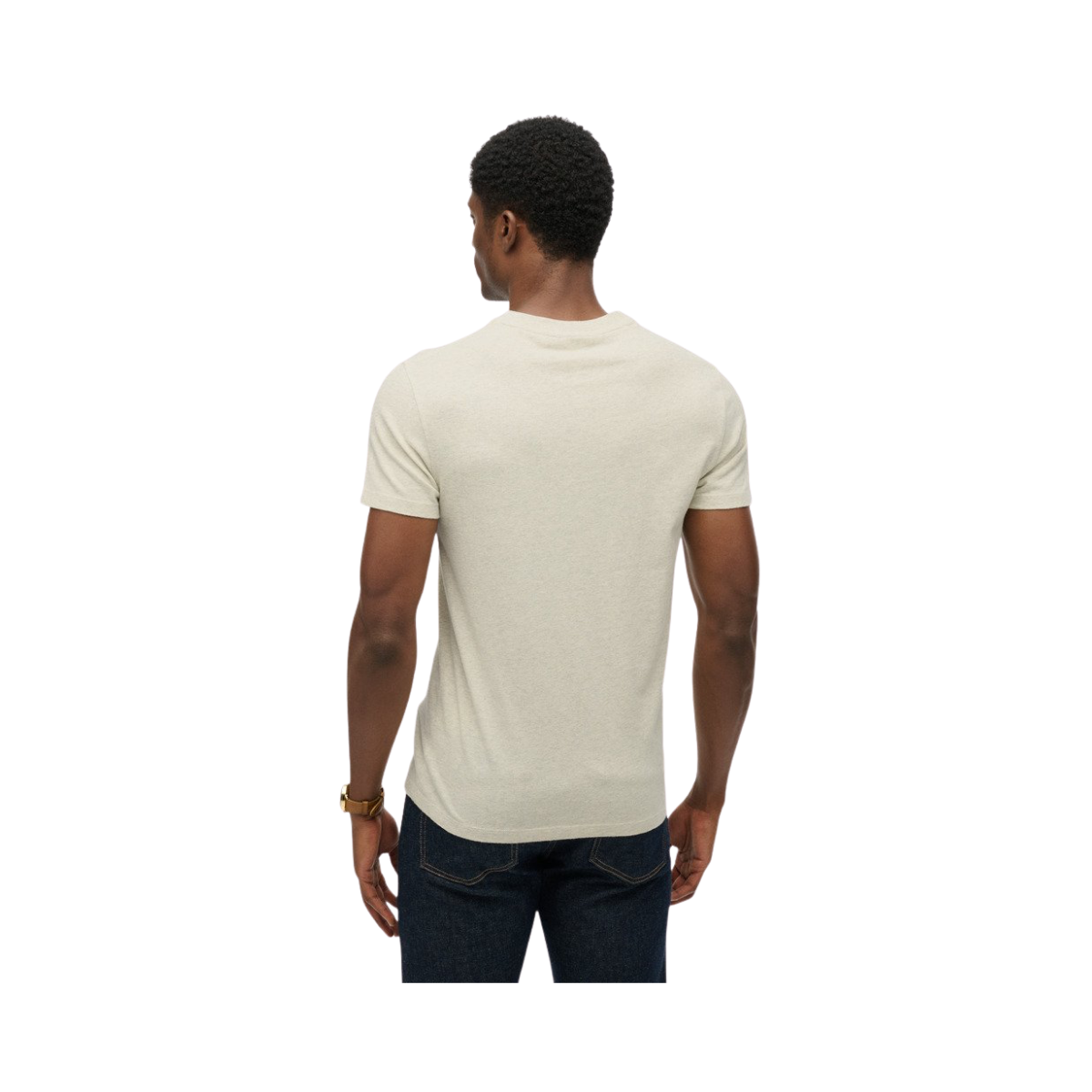 Essential Logo EMB Tee - J7L Pastel Yellow/Navy