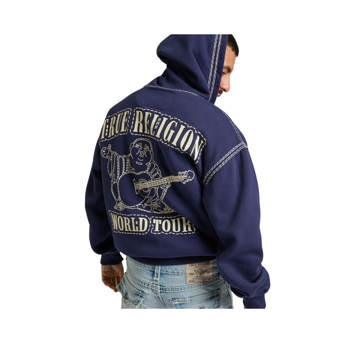 Super Boxy Zip Up Hoodie - Eclipse