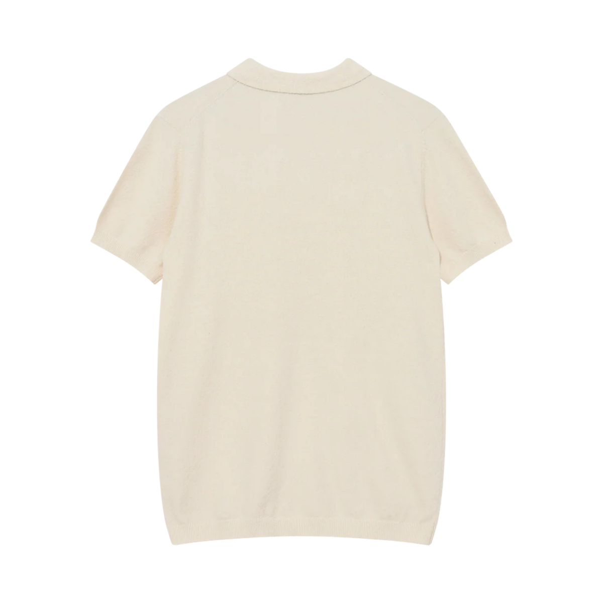 MMGKyle Bouclé SS Polo - Ecru