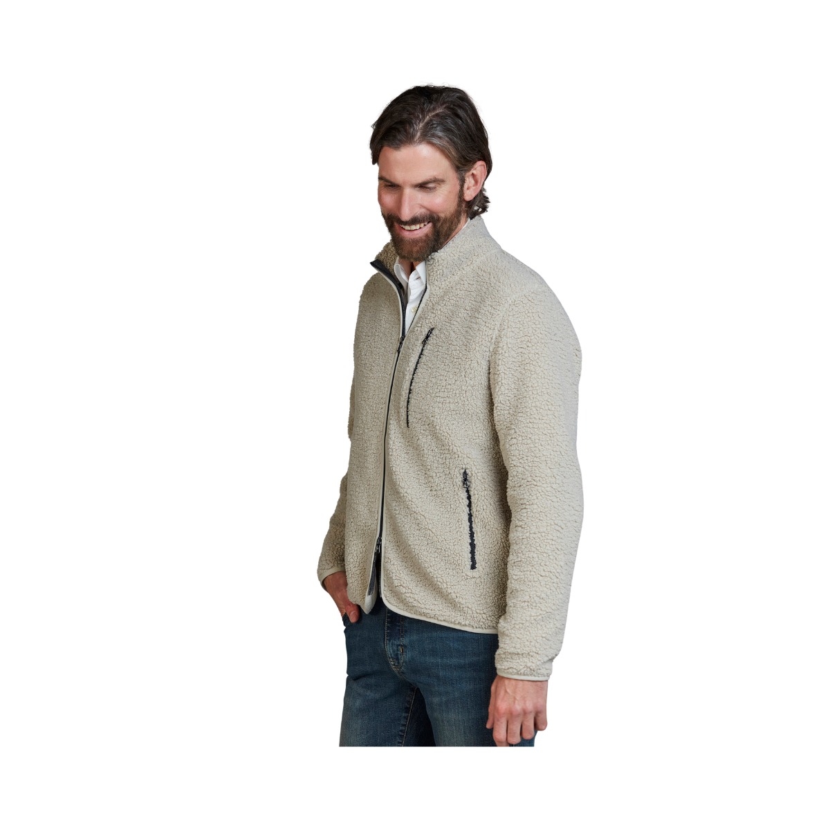 Pile Fleece Jacket - Sand