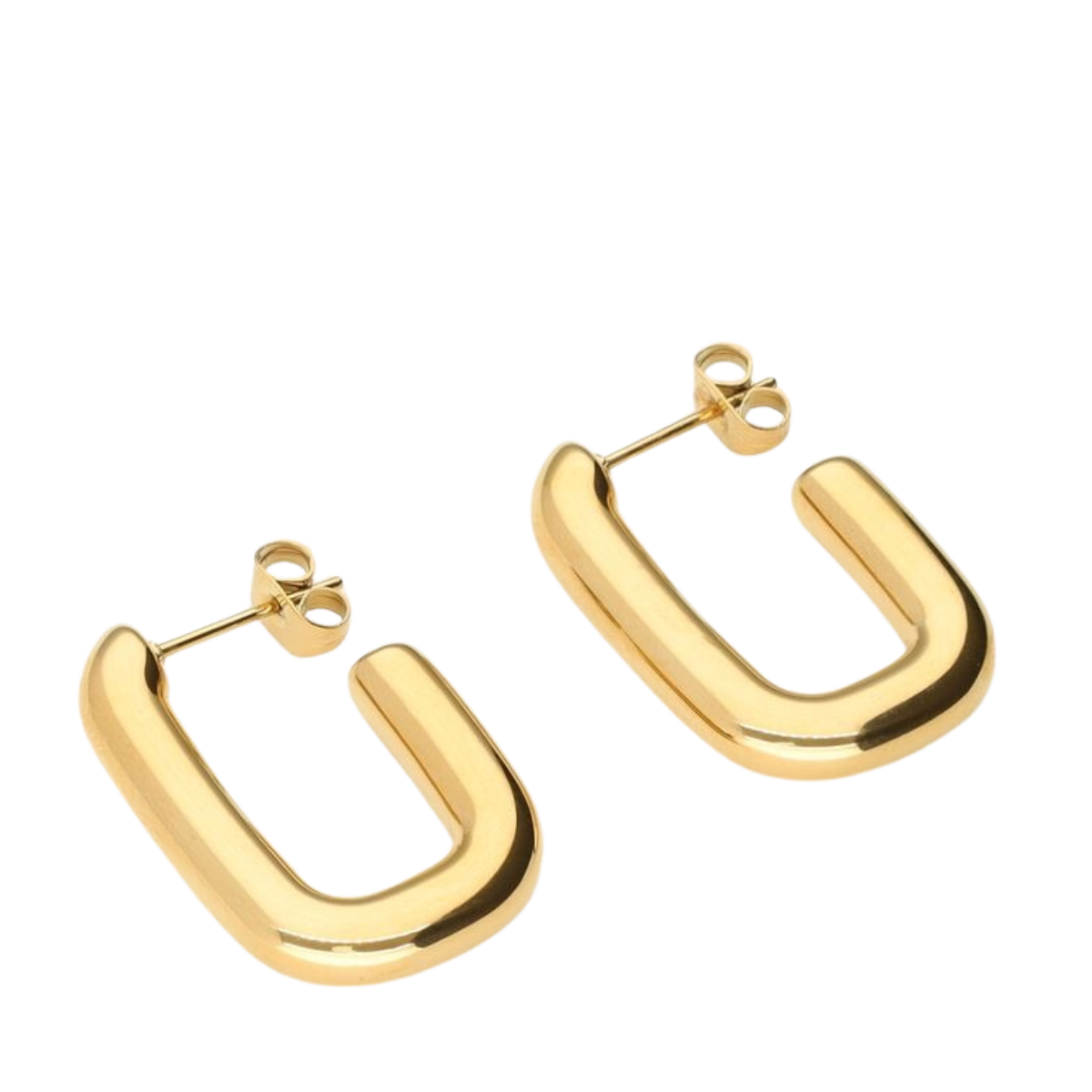 Earrings Rectangular - 1200 Gold