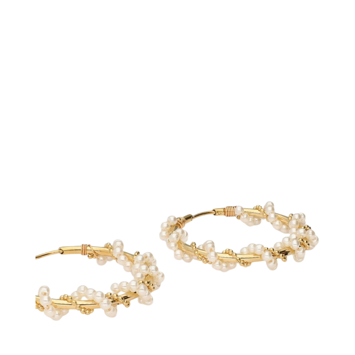 Statement Hoop Earrings - Gold