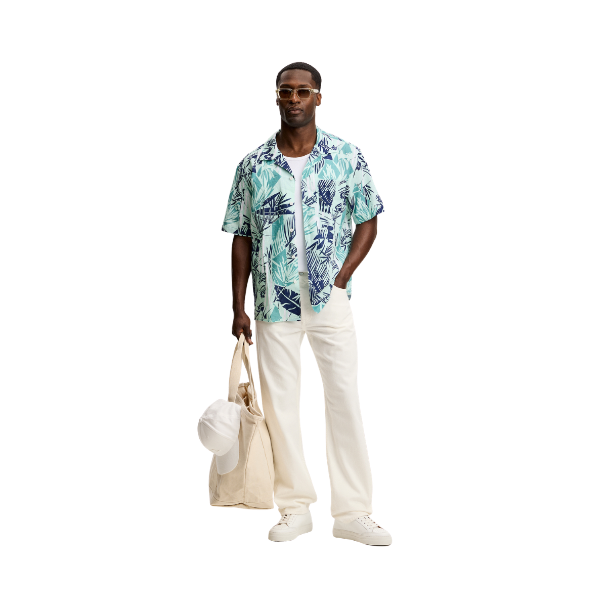 Elio Grove Bay Resort Shirt - Grove Blue L