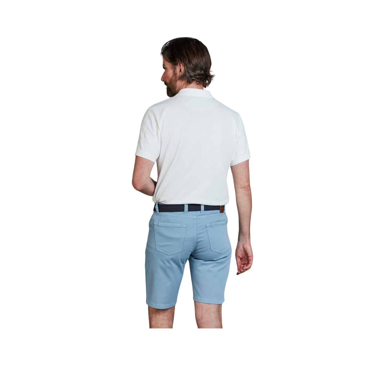5-Pkt Pan Oxford Shorts - Blue