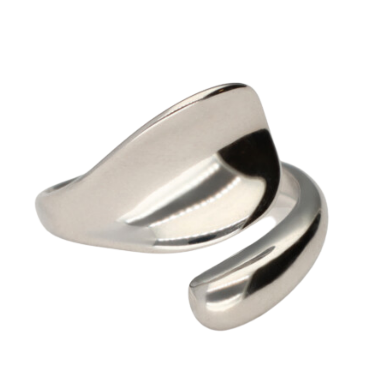 Ring Hollow Os - Silver