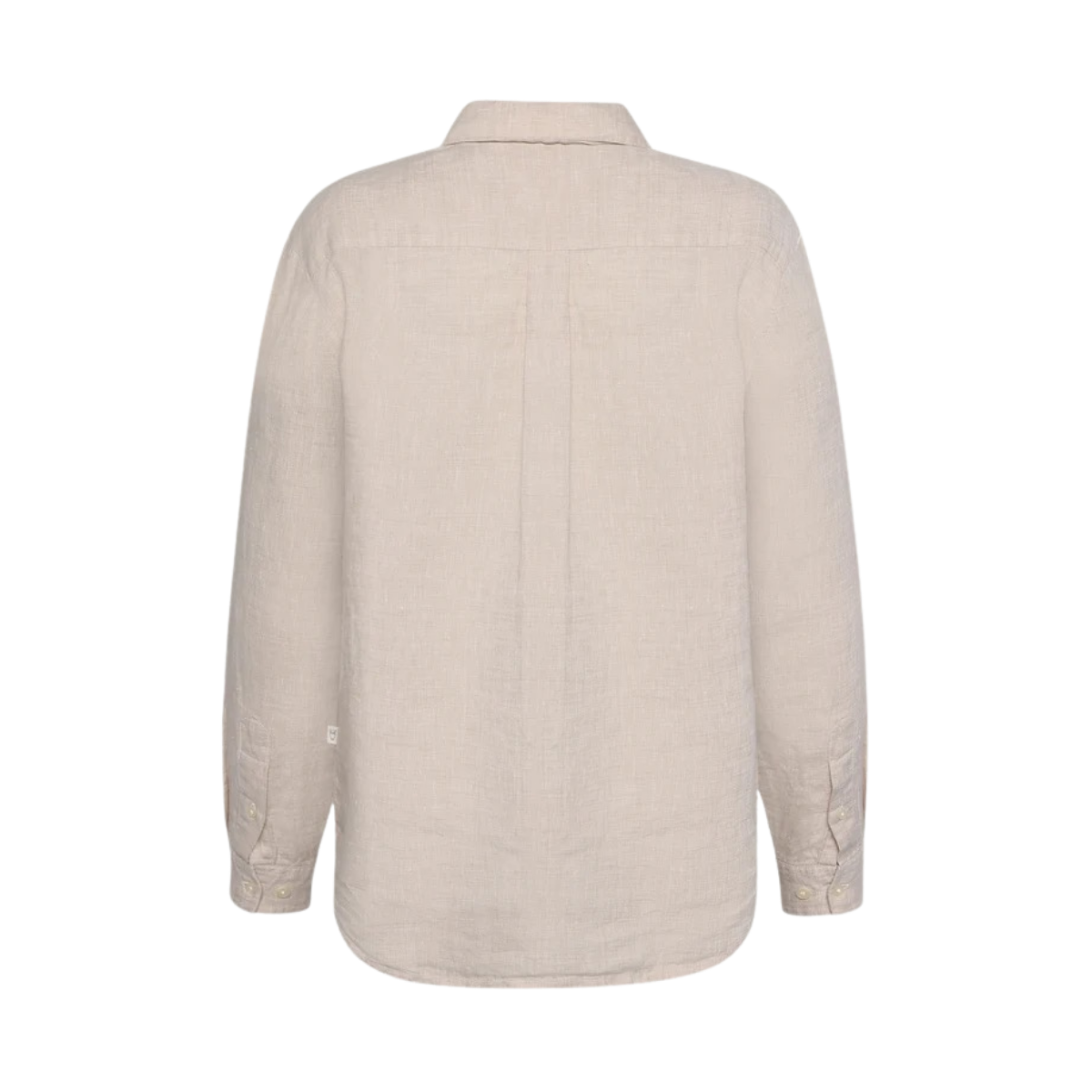 Loose Linen Shirt - Light Feather Gray