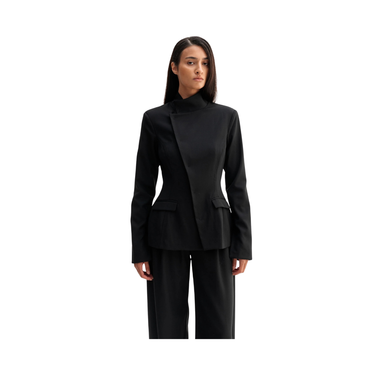 Daya Wool Blazer - 09 Black