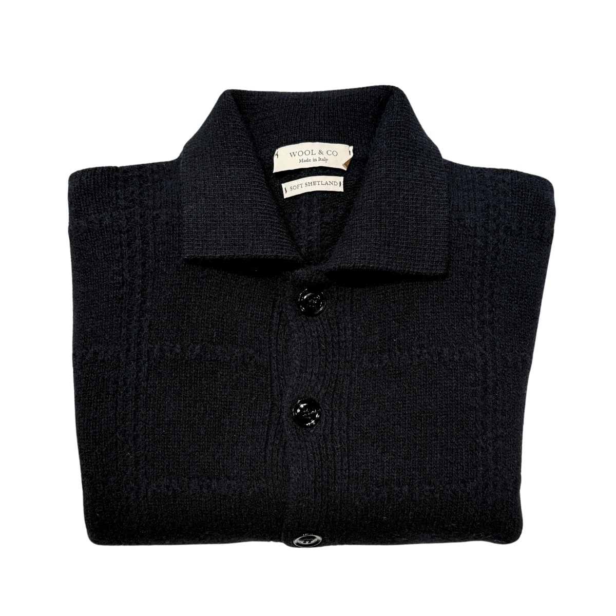 Camicia P Quadro Soft Shetland - Nero