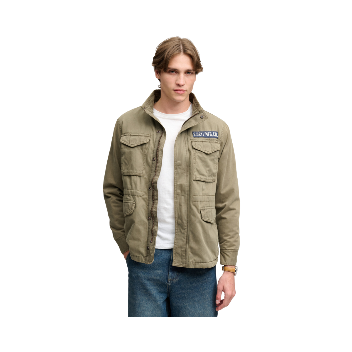 Military Borg M65 Jkt - GVK Washed Khaki
